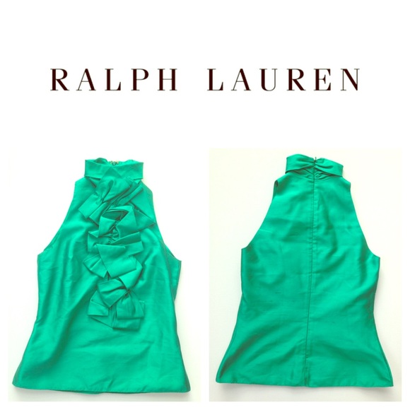 RALPH LAUREN silk top