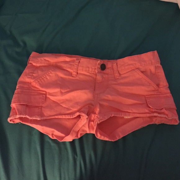 Mudd pink cut off shorts