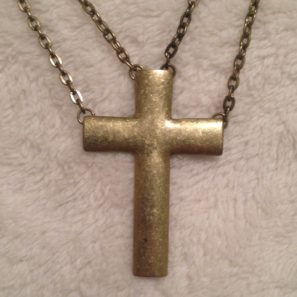 Rustic cross necklace - Picture 2 of 2