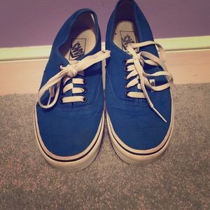 ROYAL BLUE VANS