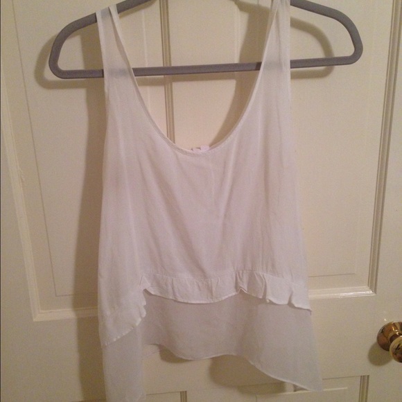 BCBG flowy tank