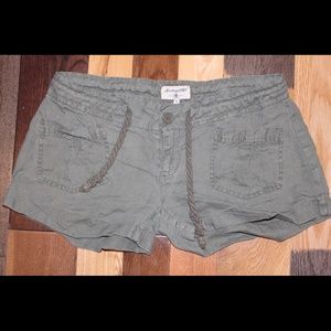 Army Green Short Shorts