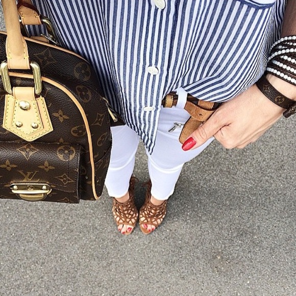 Blue & White striped shirt