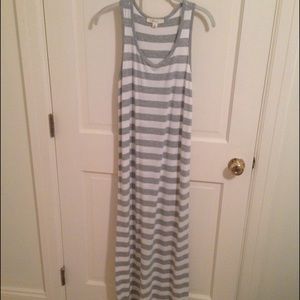 Stripped maxi dress
