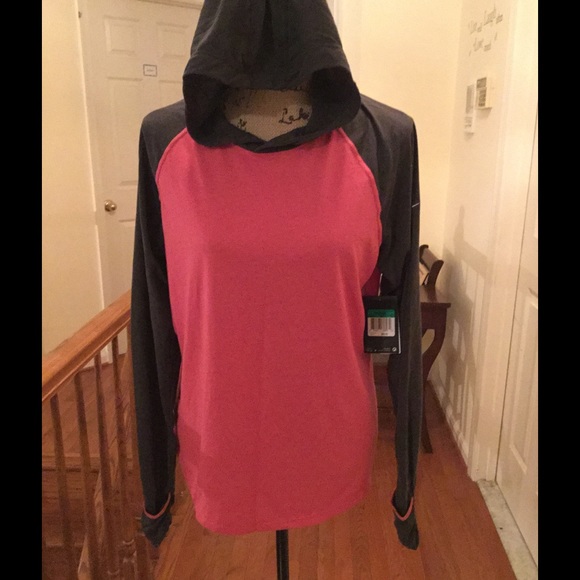 Pink/Gray Sports Top