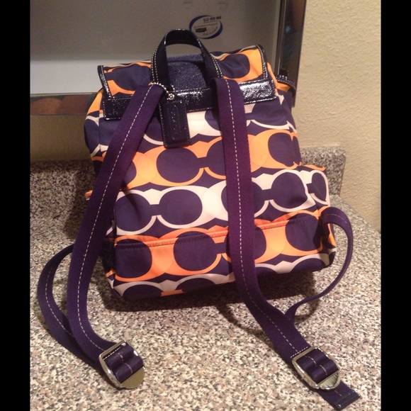 Authentic Coach Backpack Purse - Picture 2 of 4