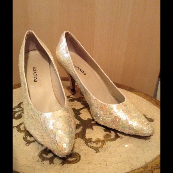 Belmondo Shoes - Belmondo size 7 sequined pumps