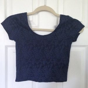 Abercrombie and Fitch Lace Crop Top