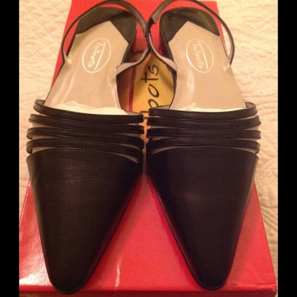 Talbots Black Leather Shoes