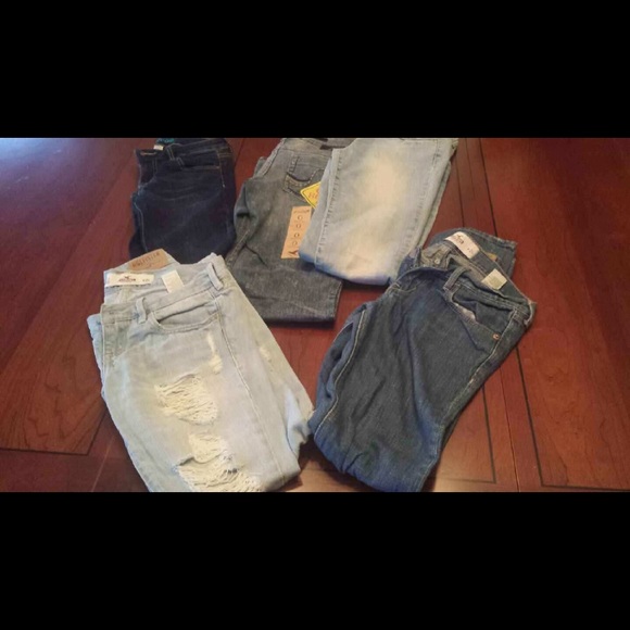 Jeans. Long and skinny.