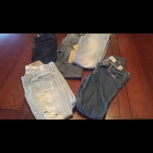 Jeans. Long and skinny.