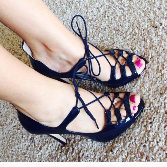 Zara strappy heels