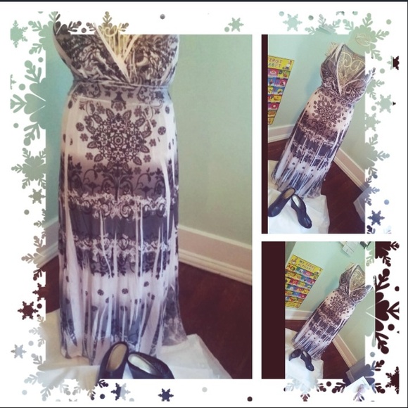 Maxi Print Dress