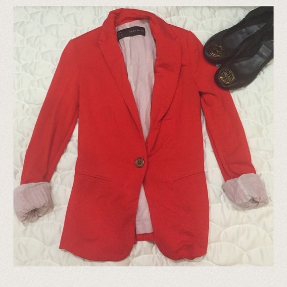 ❎bundled❎ PM Ed Share ✨Zara red blazer - Picture 3 of 3