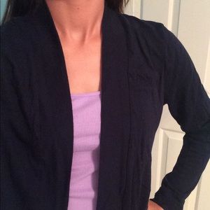 J. Crew navy shawl cardigan