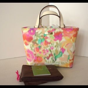 Kate spade Juno grainy floral bag tote