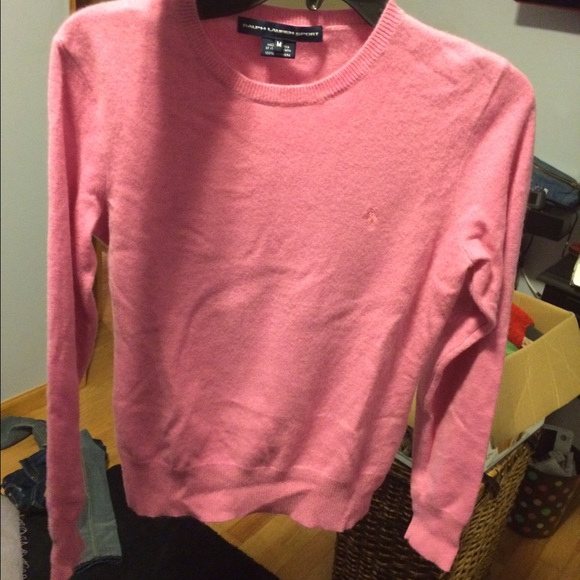 Ralph Lauren cashmere baby pink sweater MAKE OFFER