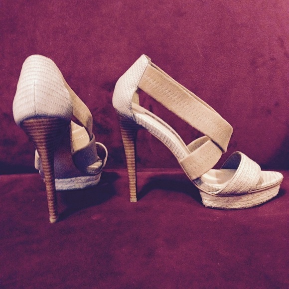 Leather heels