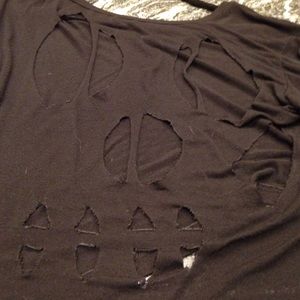 Brandy Melville cut out skill tee