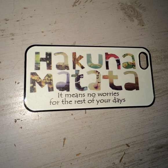 Hakuna Matata IPhone 5 Case - Picture 1 of 2