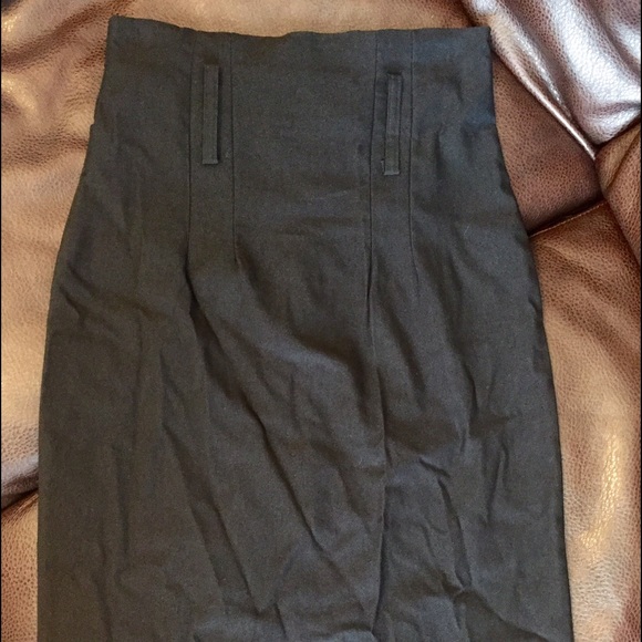 Black pencil skirt.