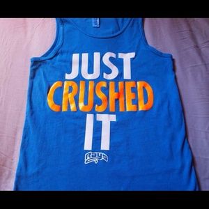 Orange Rays Stingrays Tank Top
