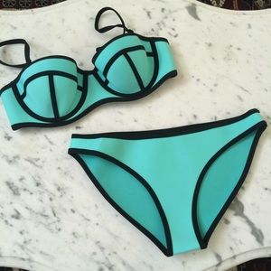 Mint Neoprene Bikini