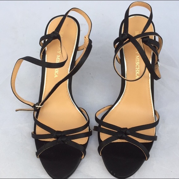 Badgley Mischka authentic strappy heels Sz 6.5 new - Picture 2 of 4