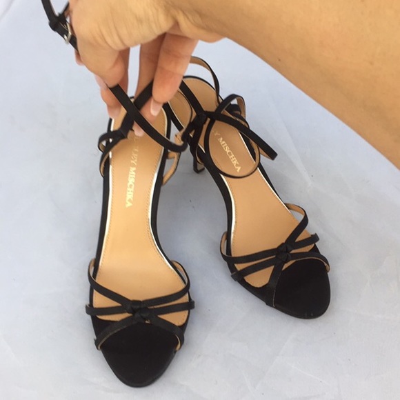 Badgley Mischka authentic strappy heels Sz 6.5 new - Picture 3 of 4