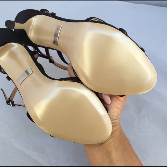 Badgley Mischka authentic strappy heels Sz 6.5 new - Picture 4 of 4