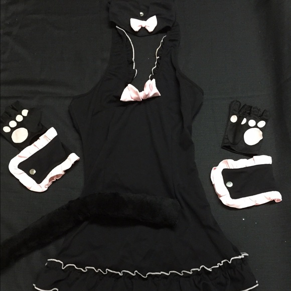 Cute black Kitty costume