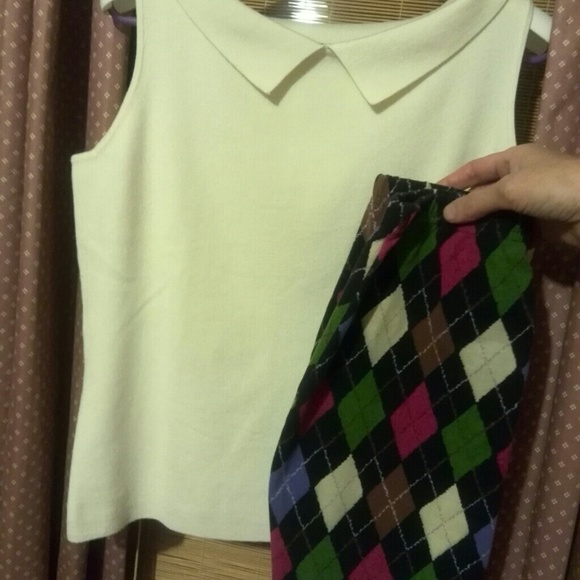 Cute argyle short skirt - Picture 3 of 3