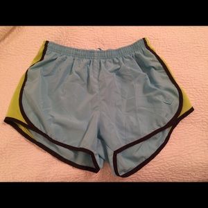 Pony light blue used running shorts