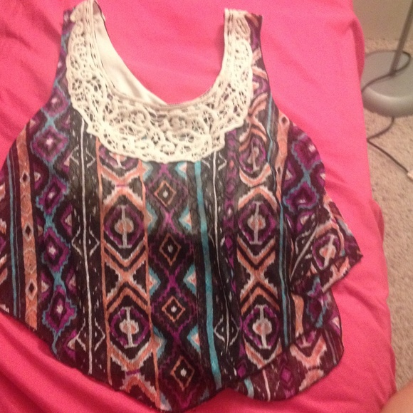 tribal crop top