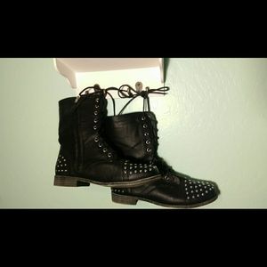 Madden Girl Combat Boots 10 NWOT