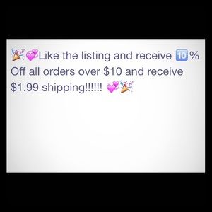 🎉Discount and 1.99 shipping!!!!🎉