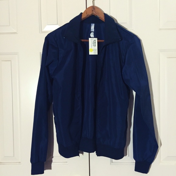 American Apparel Nylon Taffeta Windbreaker (Navy)