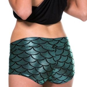 Blackmilk MUSEUM Mermaid Booty Shorts