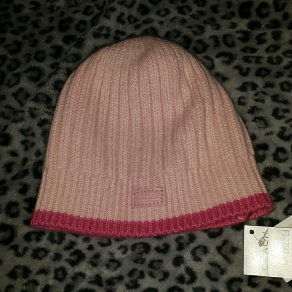 Coach beanie. Authentic.