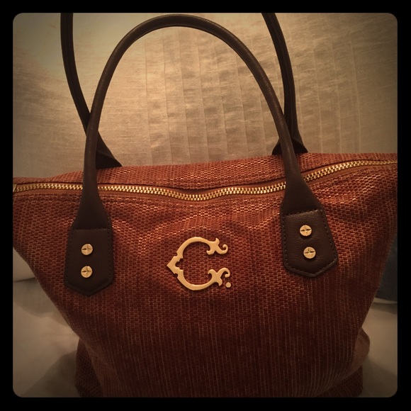 C. Wonder Brown Woven Tote