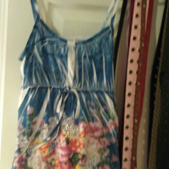 Tye dye dres medium worn once bought in daytona