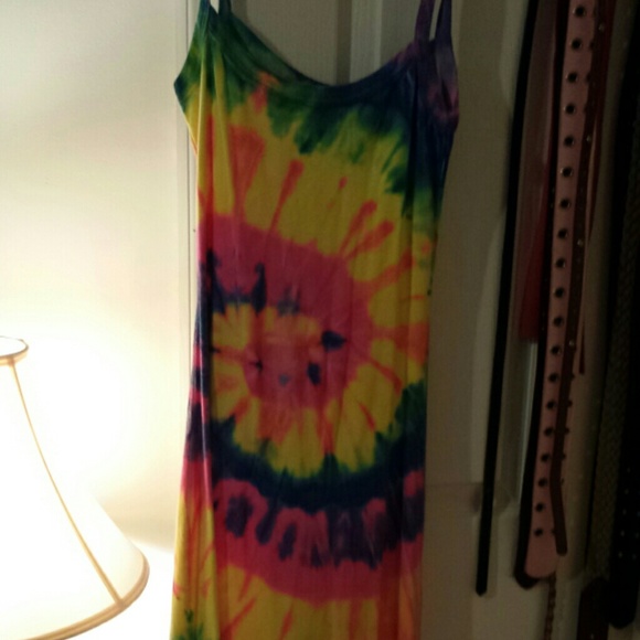 Tye dye dress from daytona worn once so cute - Picture 2 of 4