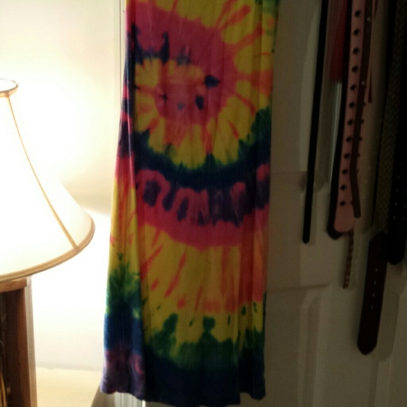 Tye dye dress from daytona worn once so cute - Picture 3 of 4