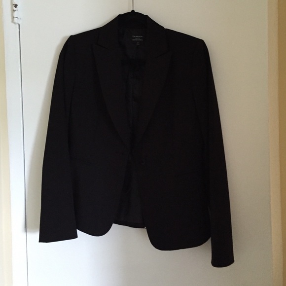 Tahari Black 2pc Skirt Suit - Picture 2 of 4