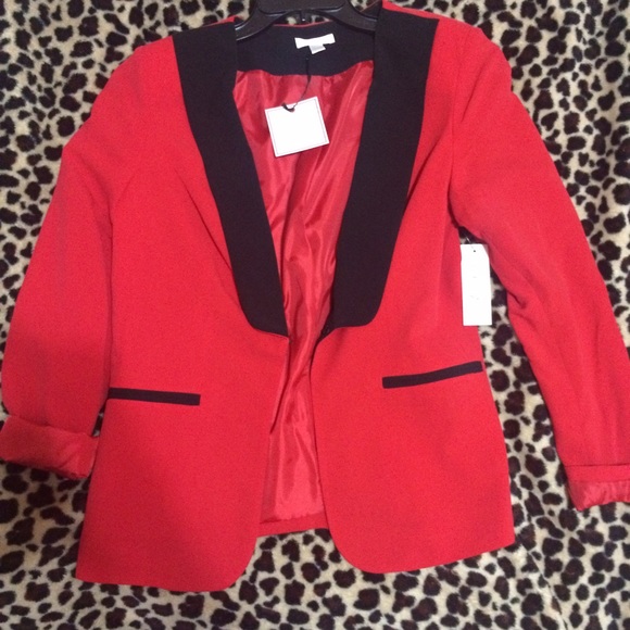 Red blazer