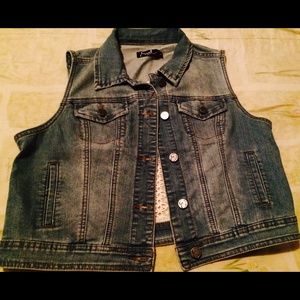 Cute denim vest