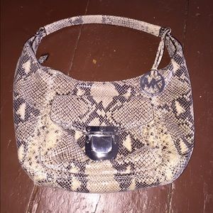 Michael kors Python style purse