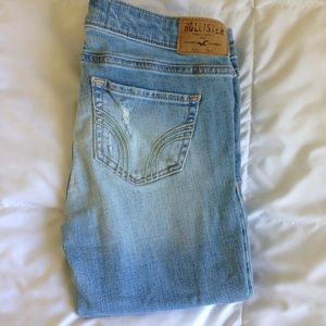Light Wash Hollister Straight Leg Jeans