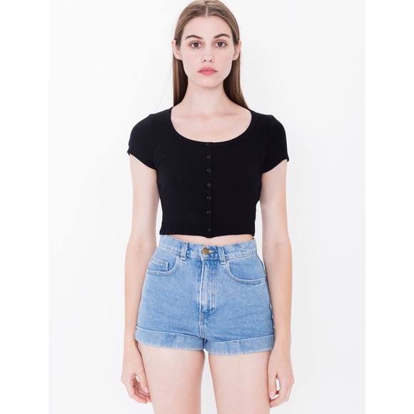American Apparel denim shorts