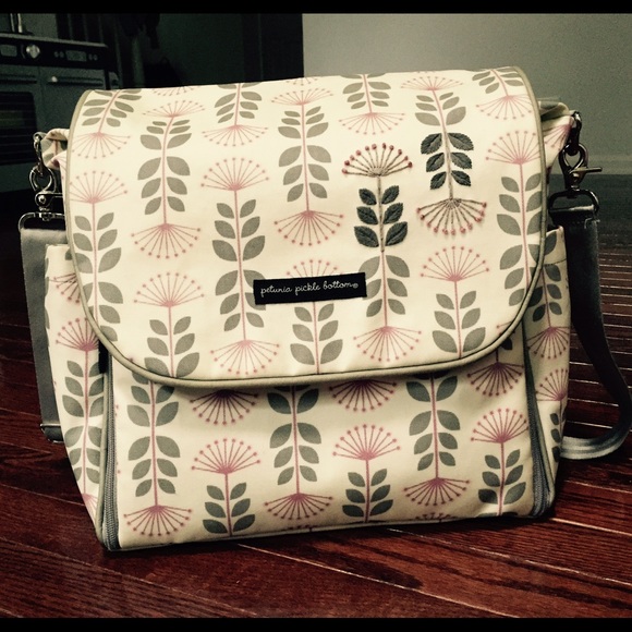 Petunia Pickle Bottom glazed backpack diaper bag